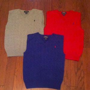 3 Polo Ralph Lauren Boy Sweaters